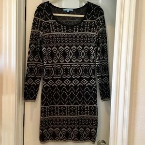 Metallic Knit Dress
